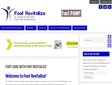 Tablet Screenshot of footrevitalize.com